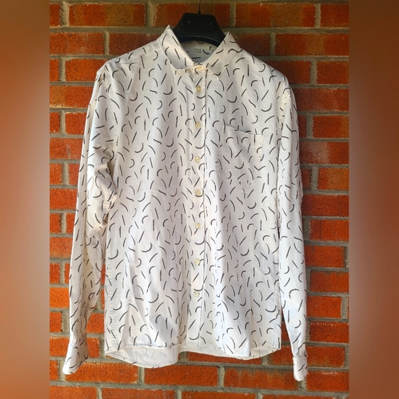 Frank & Oak long sleeve button down mens shirt - Picture 1 of 5